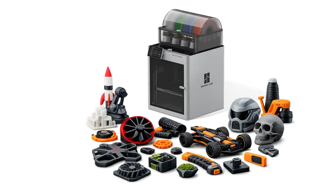 Изделия, напечатанные на 3D-принтере в мастерской NeoPrint в Риге